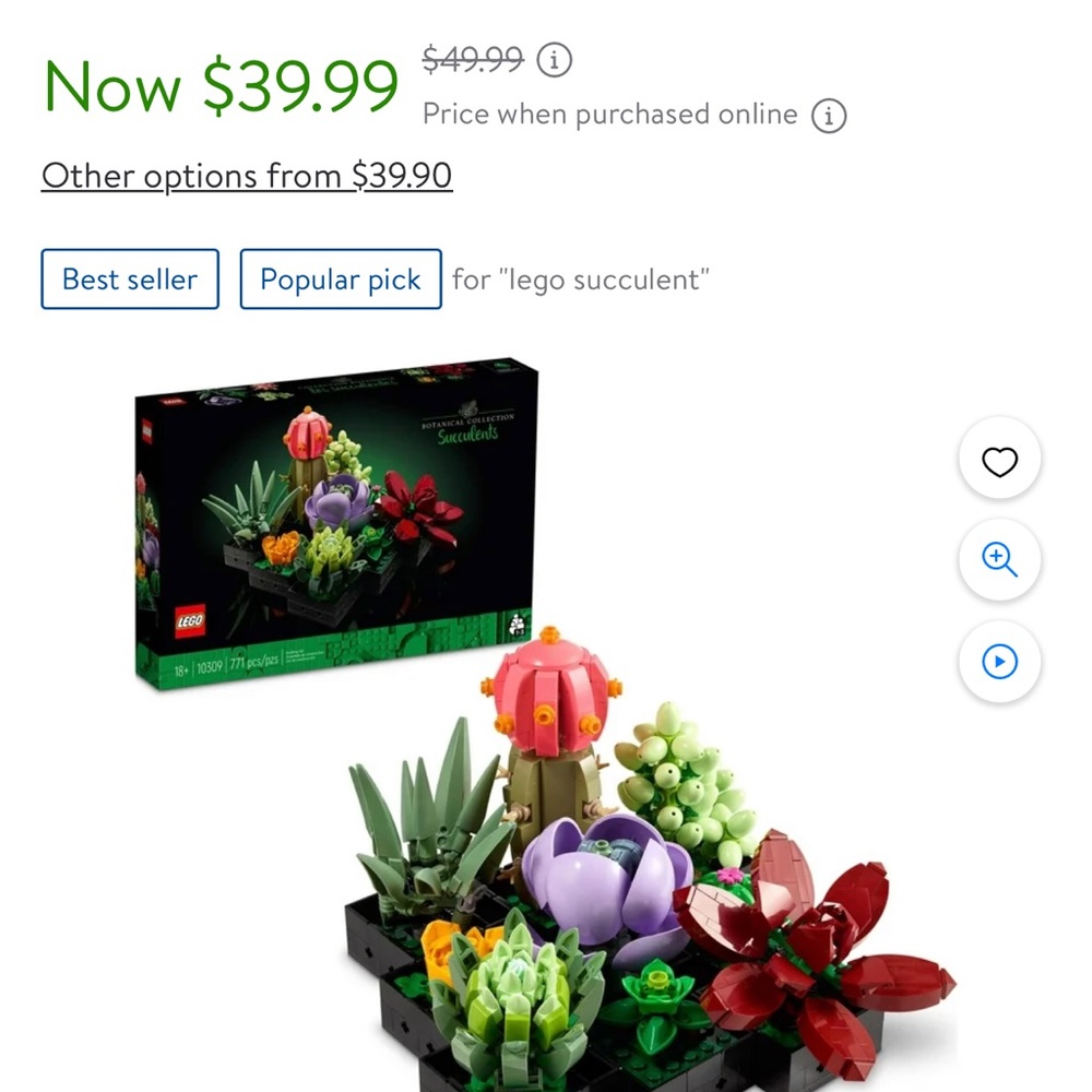 Flower Lego Set